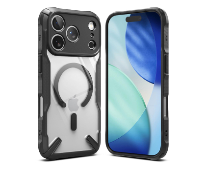 Etui / obudowa na smartfona Ringke Fusion X Magnetic Magsafe do Iphone 17 Pro Black